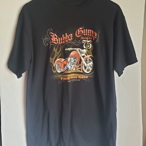 Bubba gump motorcycle tshirt size large